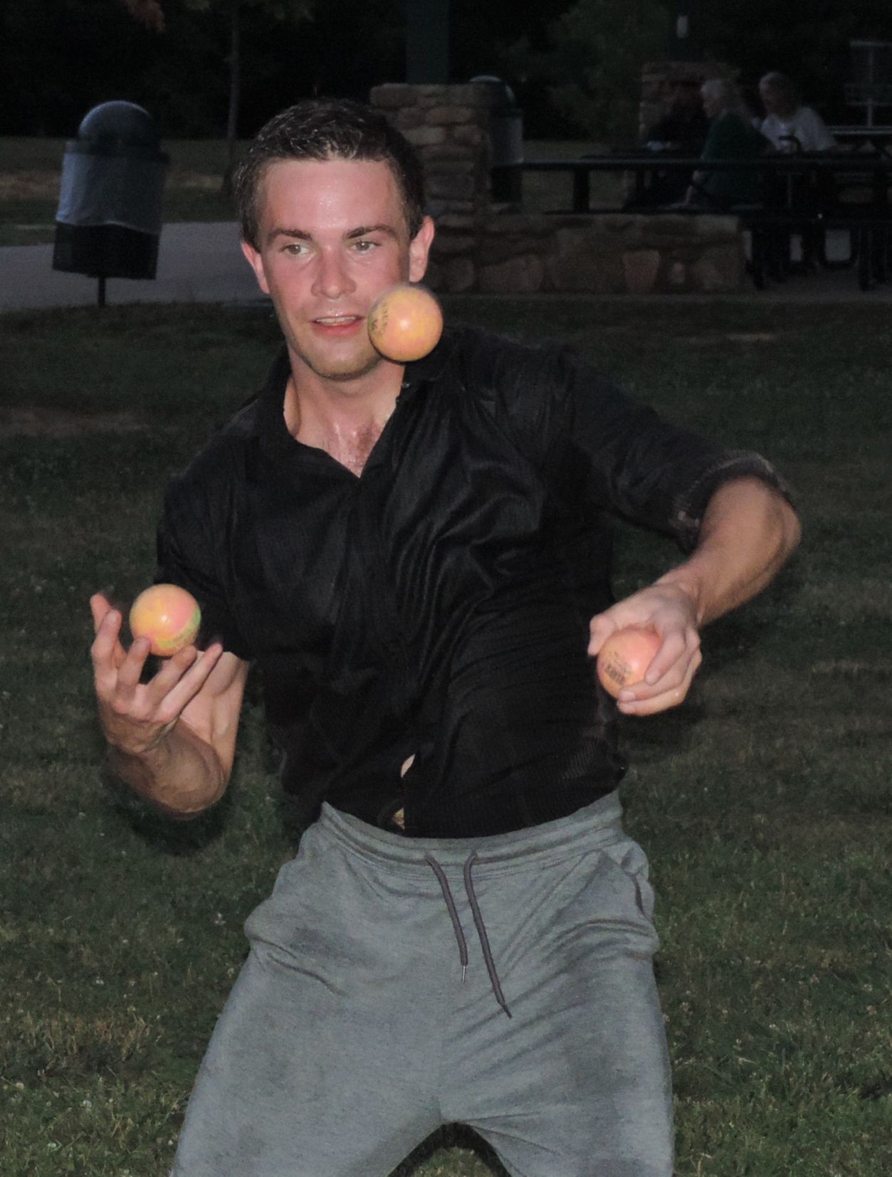 Just call him Paul; his juggling got attention.JPG
